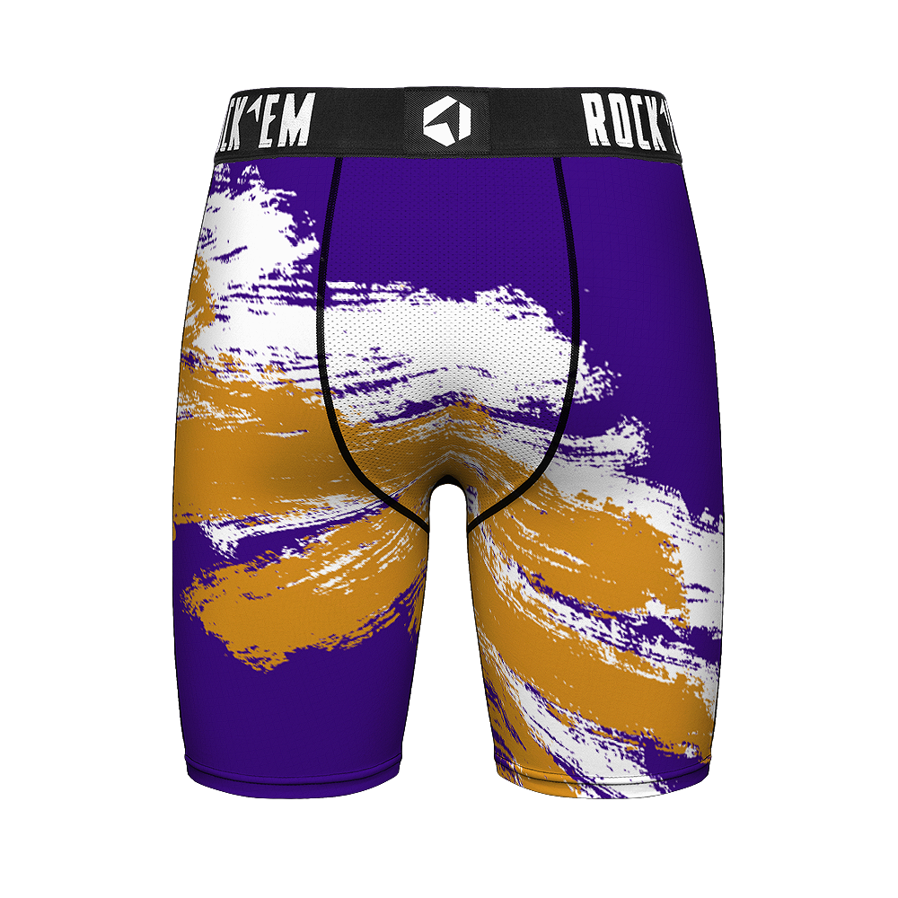 Baltimore Ravens - Rock 'Em Boxer Briefs - Logo All-Over Underwear - Rock  'Em Socks