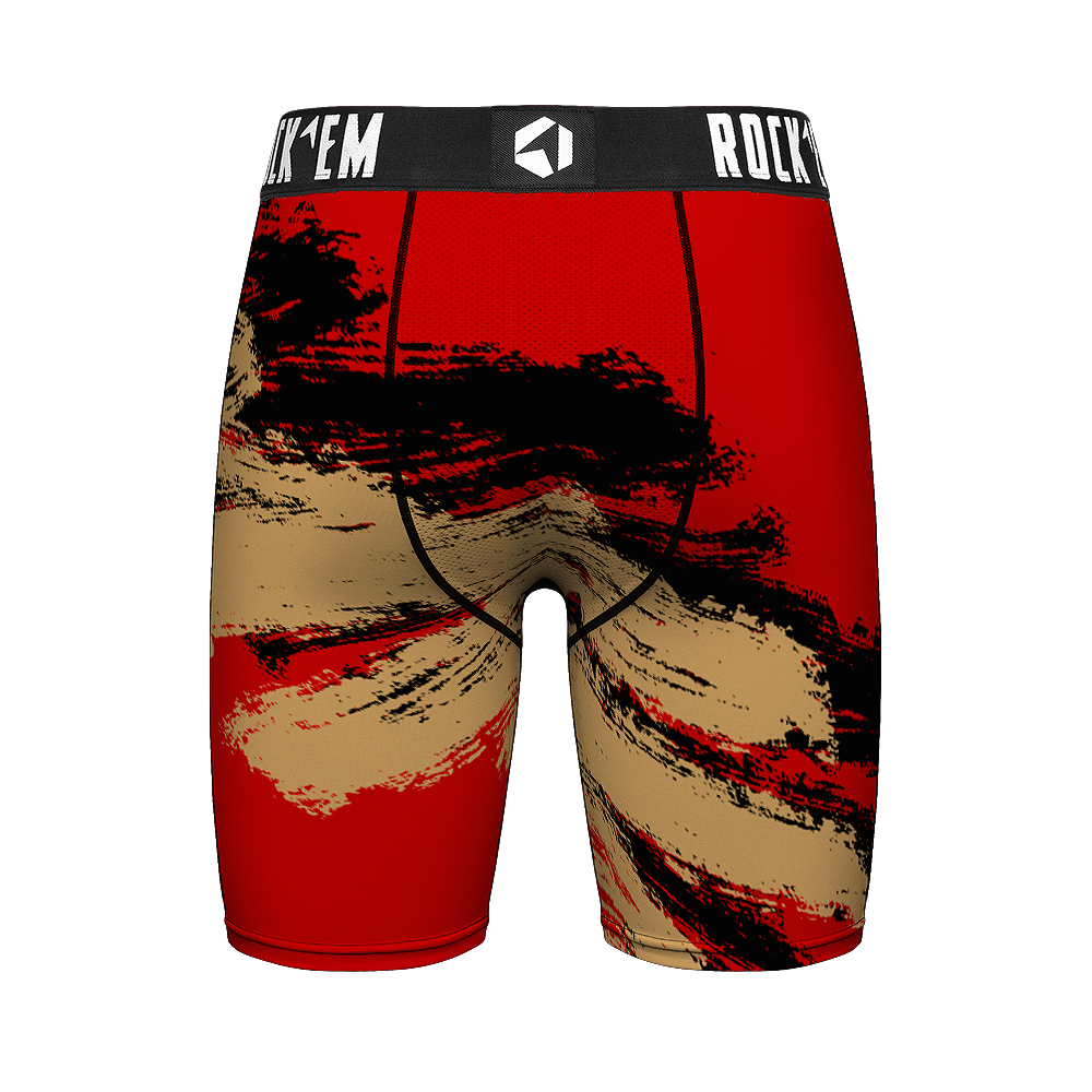San Francisco 49ers Rock 'Em Boxer Briefs Logo AllOver Underwear