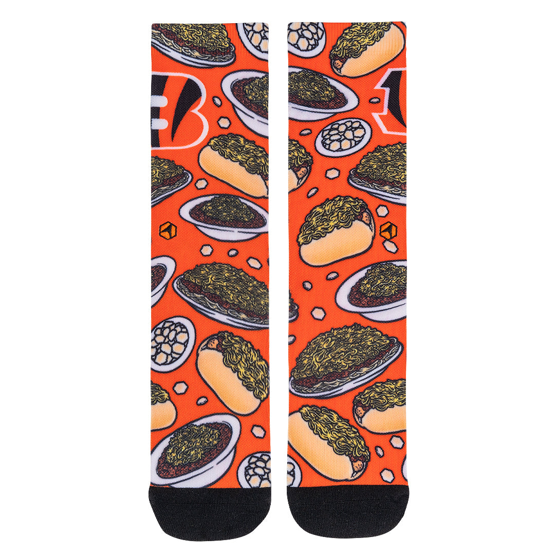 Cincinnati Bengals Socks Takeout Box 3Pack NFL Socks Rock 'Em Socks