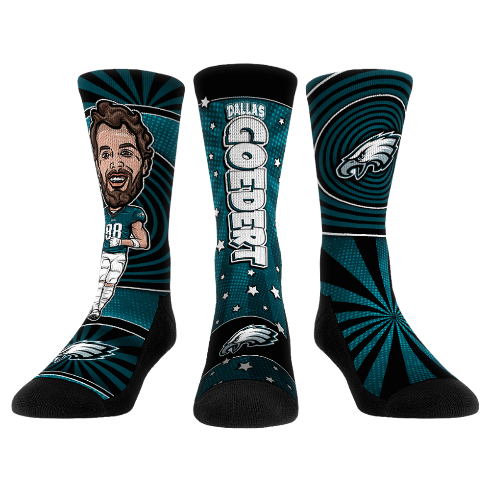Dallas Goedert Socks Philadelphia Eagles Socks Rock 'Em Socks NFL