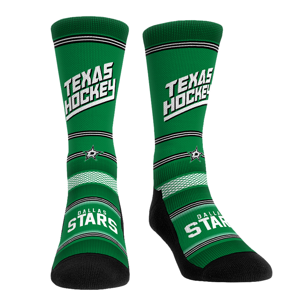 Dallas Stars Socks Slogan NHL Socks Rock 'Em Socks