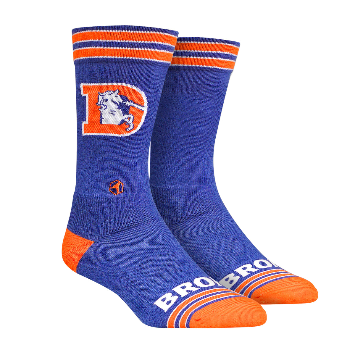 Denver Broncos | Throwback Custom Jersey | S/M | Blue | Rock 'Em Socks