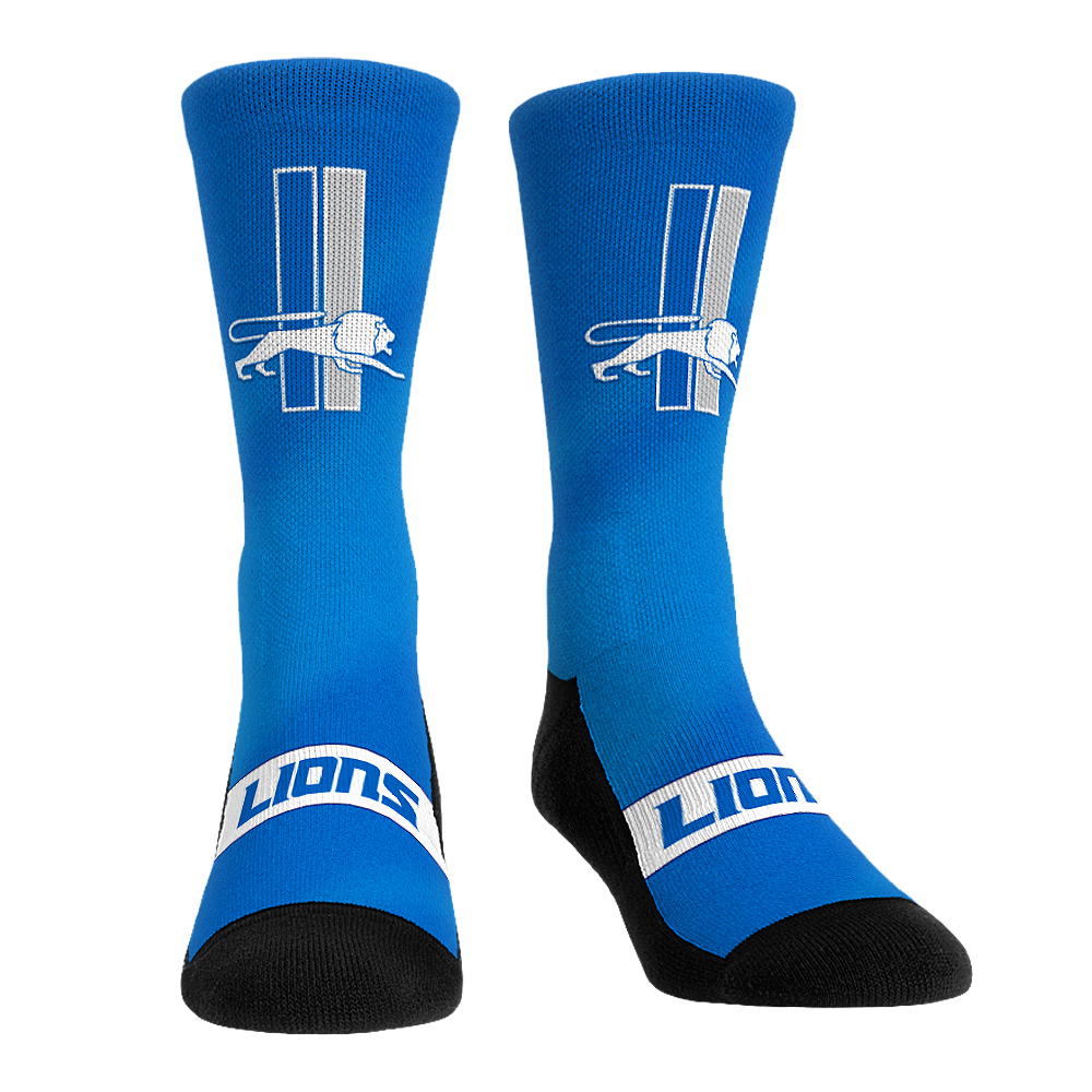 Detroit Lions Socks - Color Rush Helmet - NFL Socks - Rock 'Em Socks
