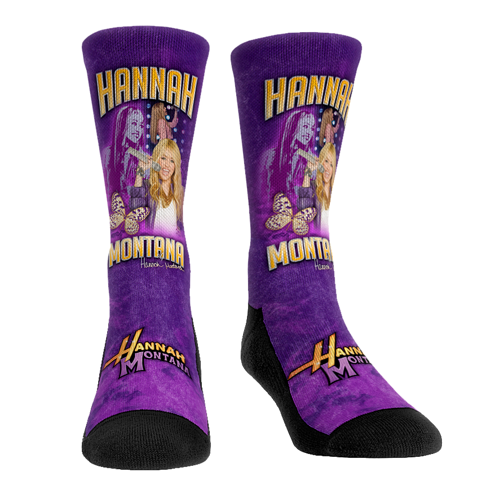 Hannah Montana-Unisex Socks Roxo, Impressão Digital 360 °, Engraçado,  Adulto, Adolescente, Juventude, Homens, Mulheres, Presente de Natal,  Personalizado