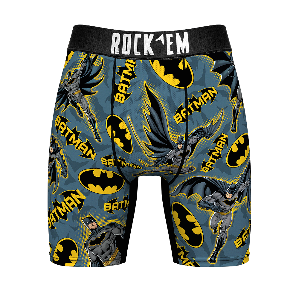 Batman All-Over - Rock 'Em Boxer Briefs - Underwear - Rock 'Em Socks