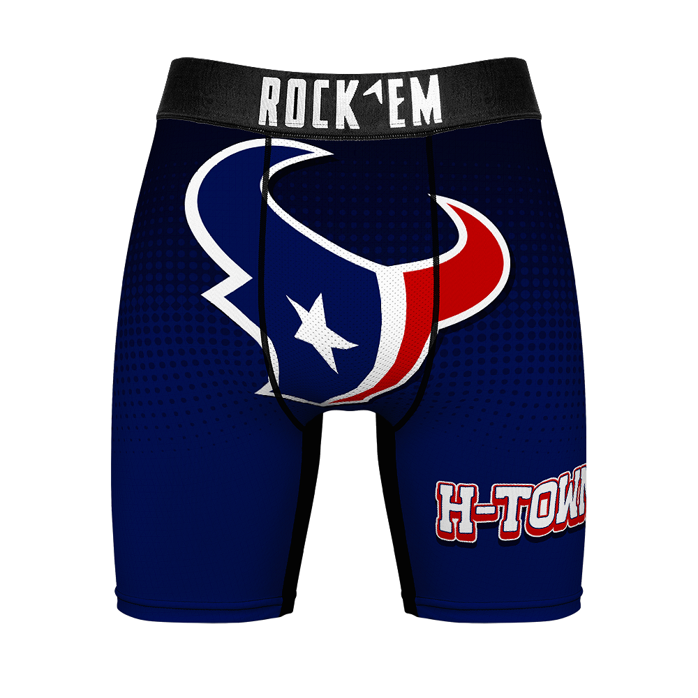 Houston Texans Rock Em Socks Custom Jersey Crew Socks