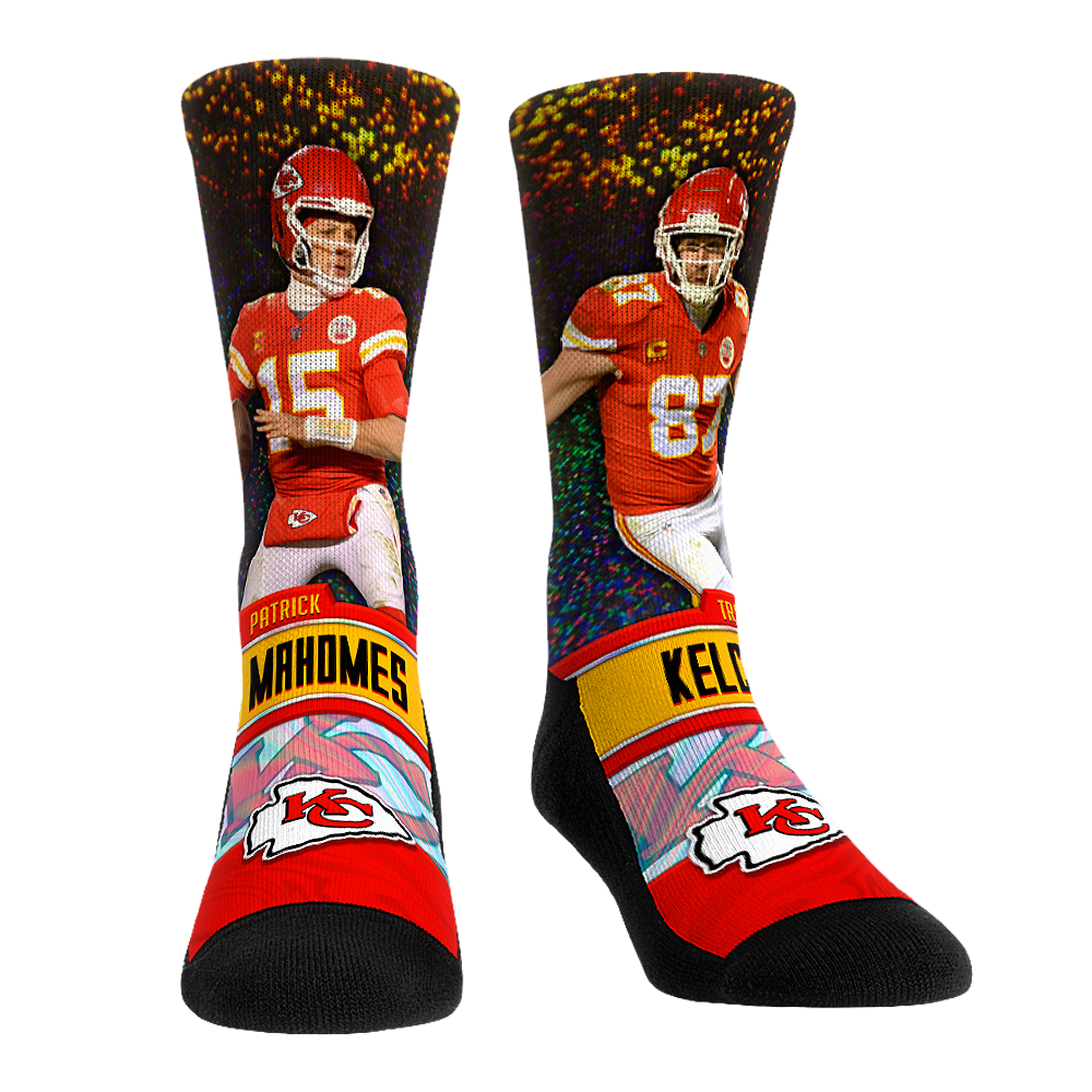 Travis Kelce & Patrick Mahomes Kansas City Chiefs 3 Pack Player