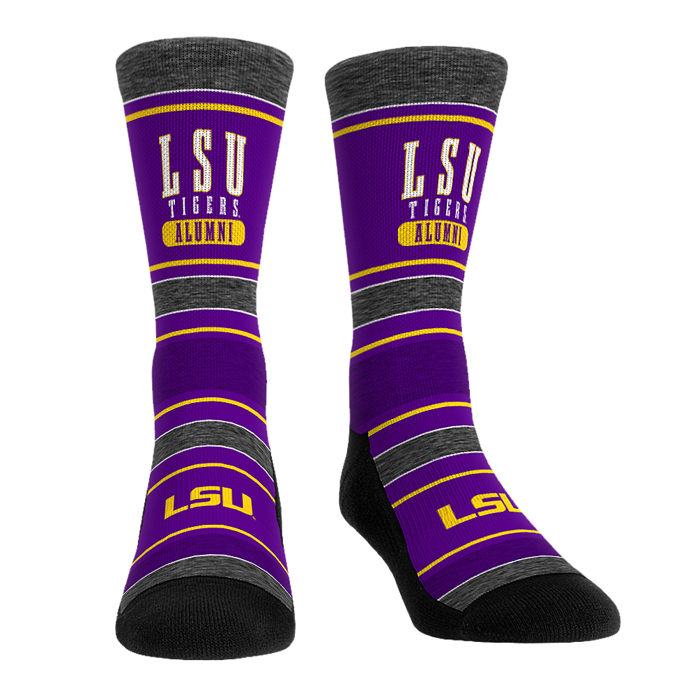 LSU Tigers Socks Alumni Rock 'Em Socks