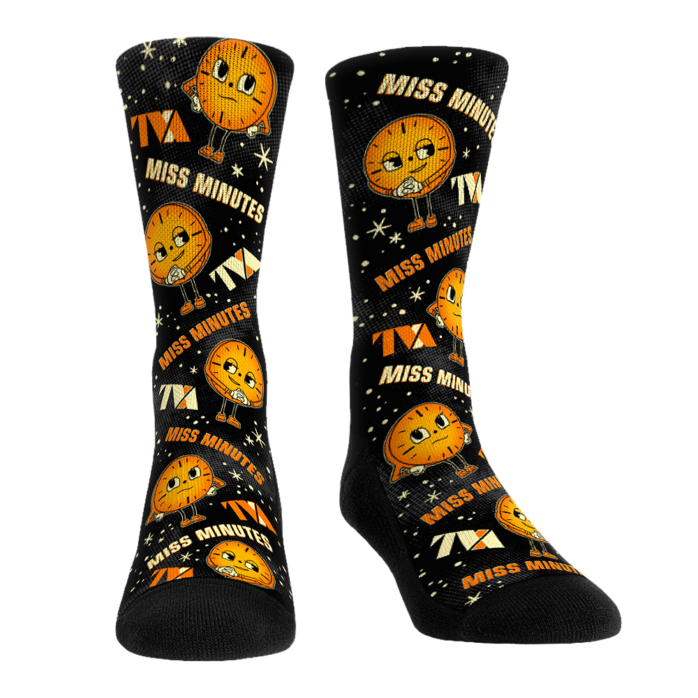 Loki Season 2 Socks - Miss Minutes All-Over - Rock 'Em Socks