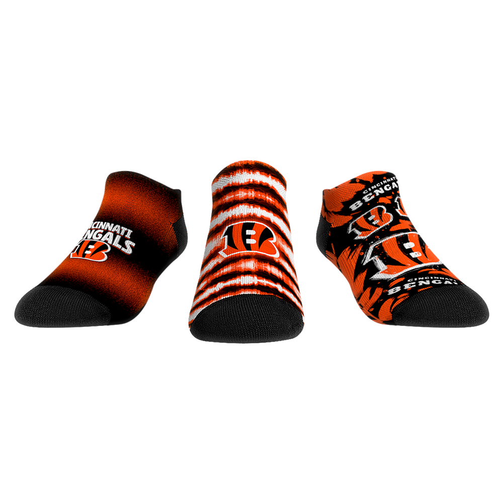 Cincinnati Bengals Socks Vibes 3Pack NFL Socks Rock 'Em Socks