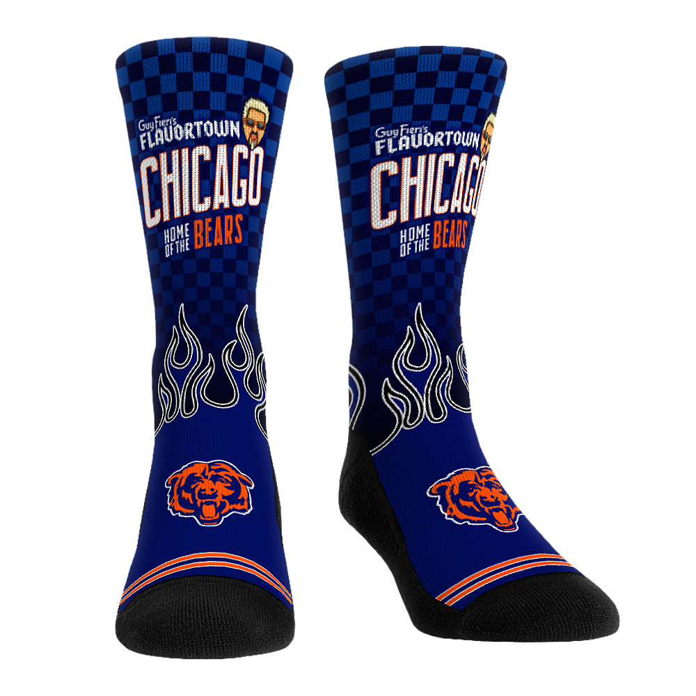 Calzini Chicago Bears 3 Pezzi - Unisex Adulto, Cotone Morbido Con Logo Ufficiale - Foto 8