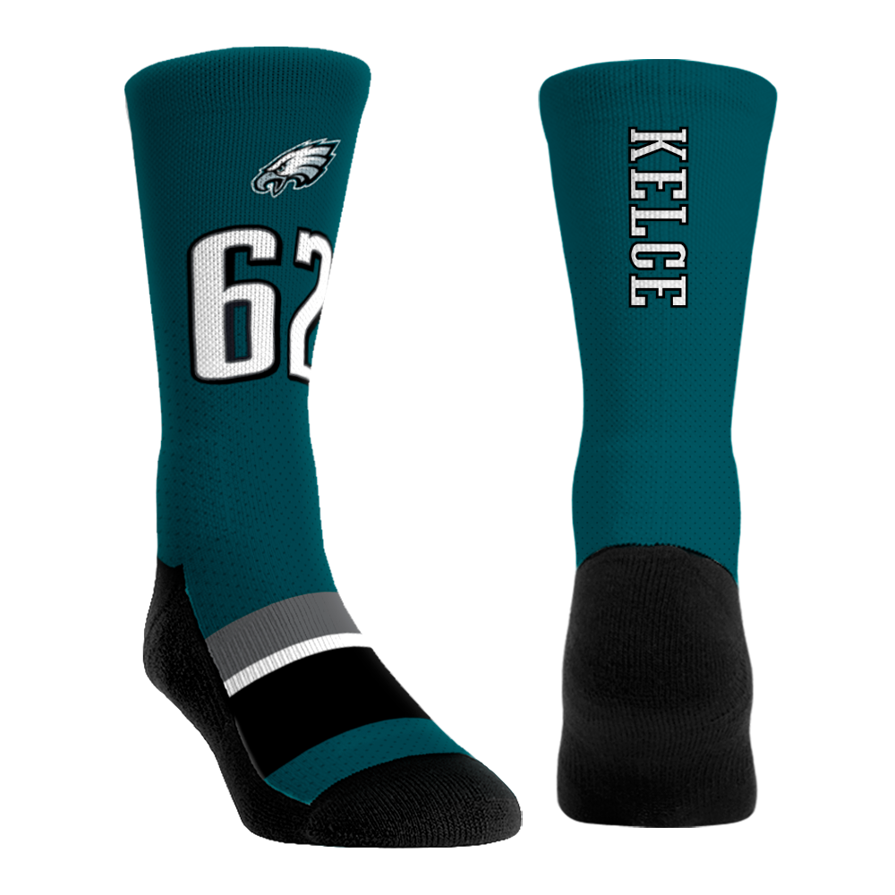 Jason Kelce Socks Philadelphia Eagles Socks Rock 'Em Socks NFL