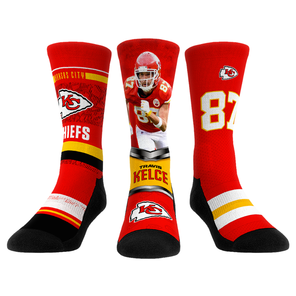 Travis Kelce & Patrick Mahomes Kansas City Chiefs 3 Pack Player