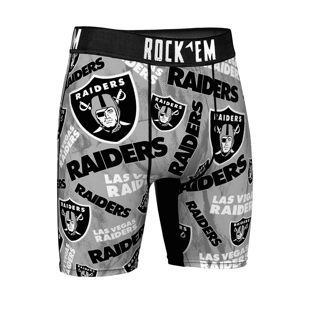 Las Vegas Raiders - Logo All-Over – Rock 'Em Socks