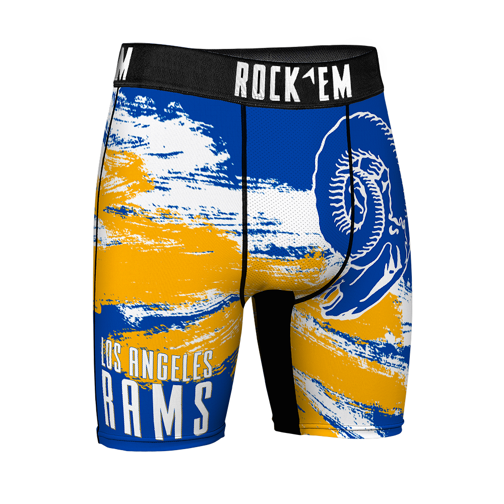 Boxer Briefs | Los Angeles Rams | Throwback Paint | L | Rock 'Em Socks