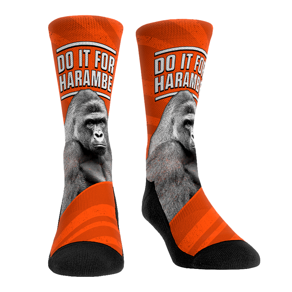 Do It For Harambe Socks - Viral Meme Socks - Rock 'Em Socks