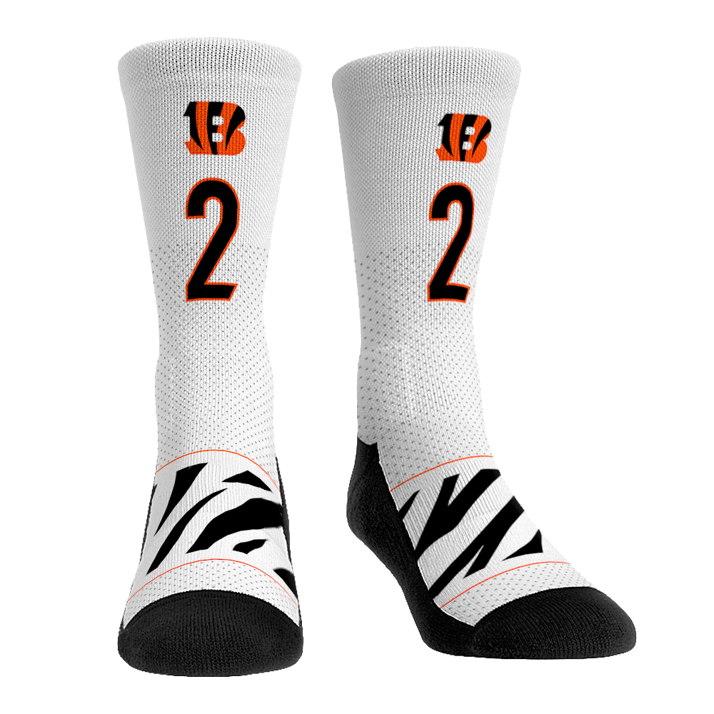 Evan McPherson | Cincinnati Bengals | Jersey | S/M (sz 6-8.5) | Orange | Rock 'Em Socks