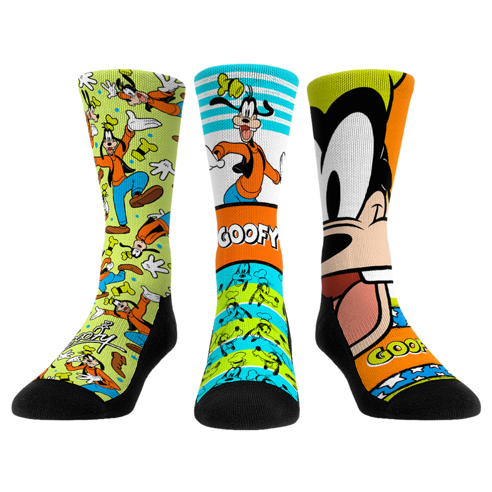 Goofy Socks 3Pack Disney Socks Rock 'Em Socks