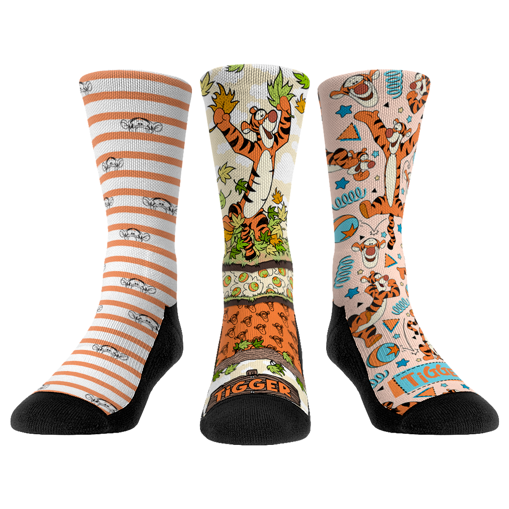 Winnie The Pooh Socks Tigger 3Pack Rock 'Em Socks