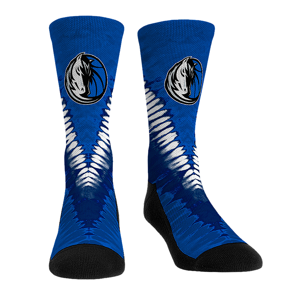 Dallas Mavericks Socks - V Shape Tie Dye - NBA Socks - Rock 'Em Socks