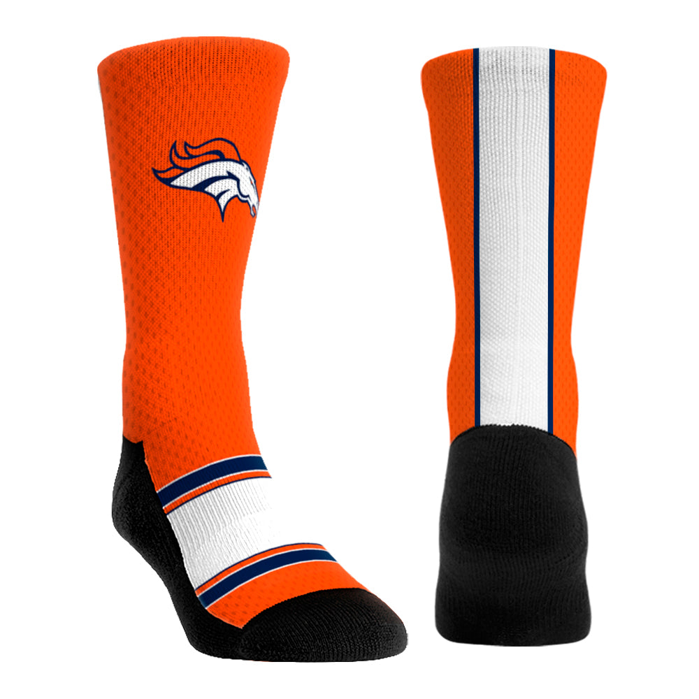 Denver Broncos | Custom Jersey | S/M | Orange | Rock 'Em Socks