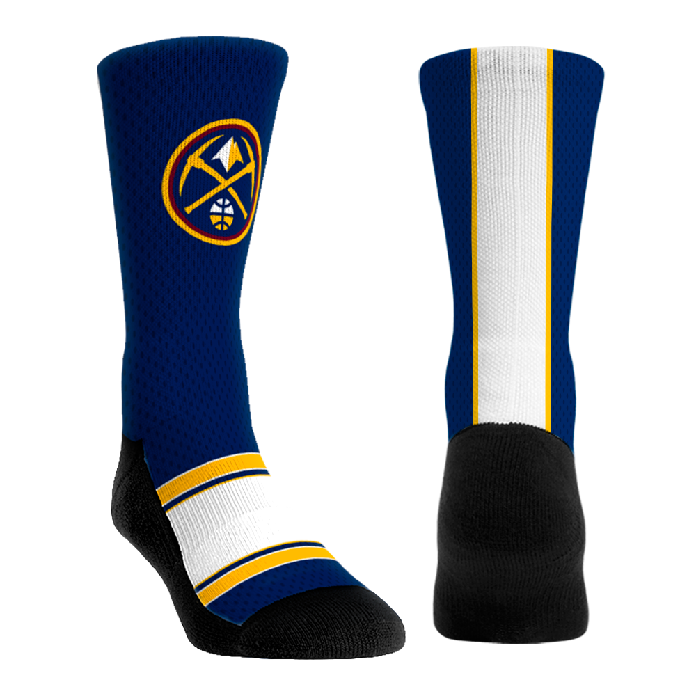 Denver Nuggets Custom Jersey Rock Em Socks