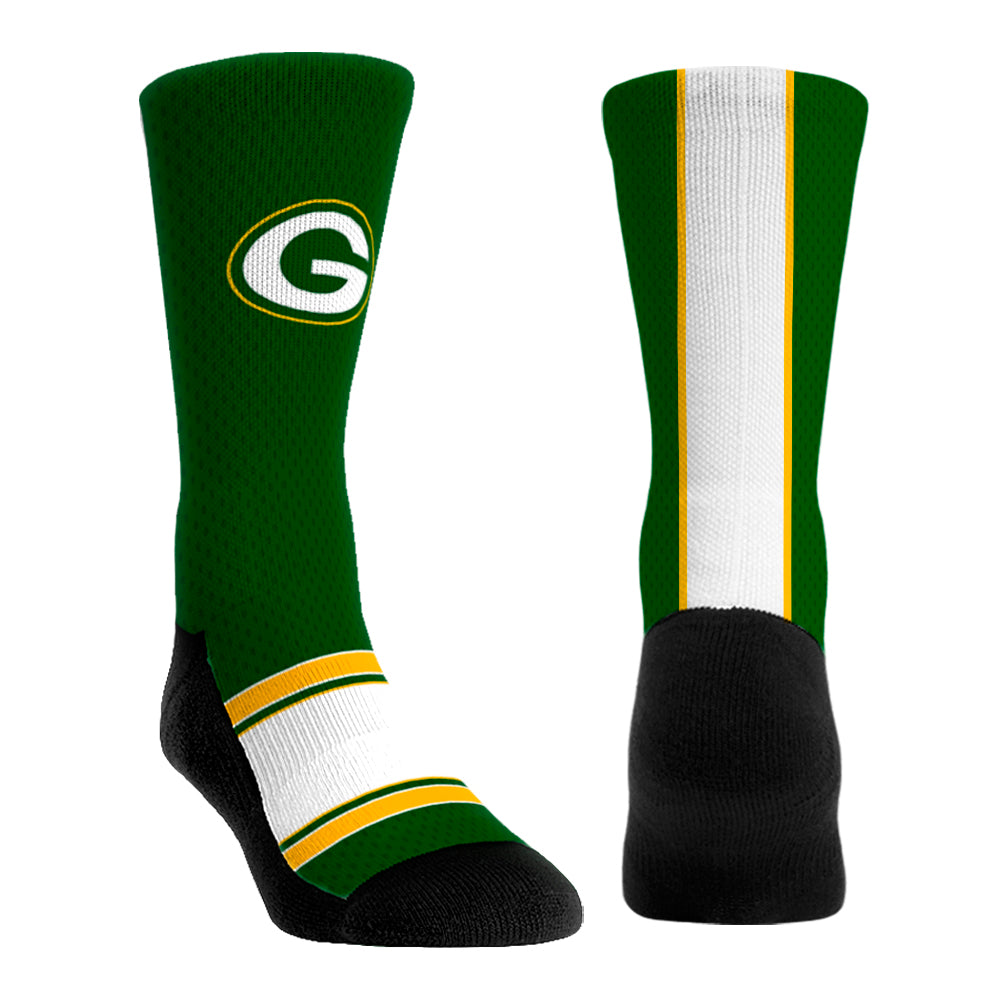 Green Bay Packers | Custom Jersey | Youth | White | Rock 'Em Socks