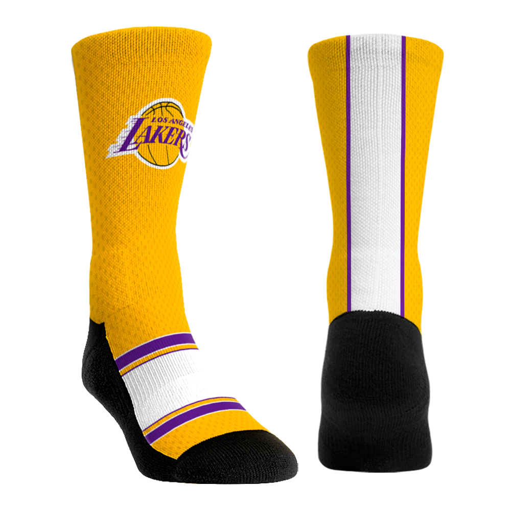 Los Angeles Lakers | Custom Jersey | Youth | Gold | Rock 'Em Socks
