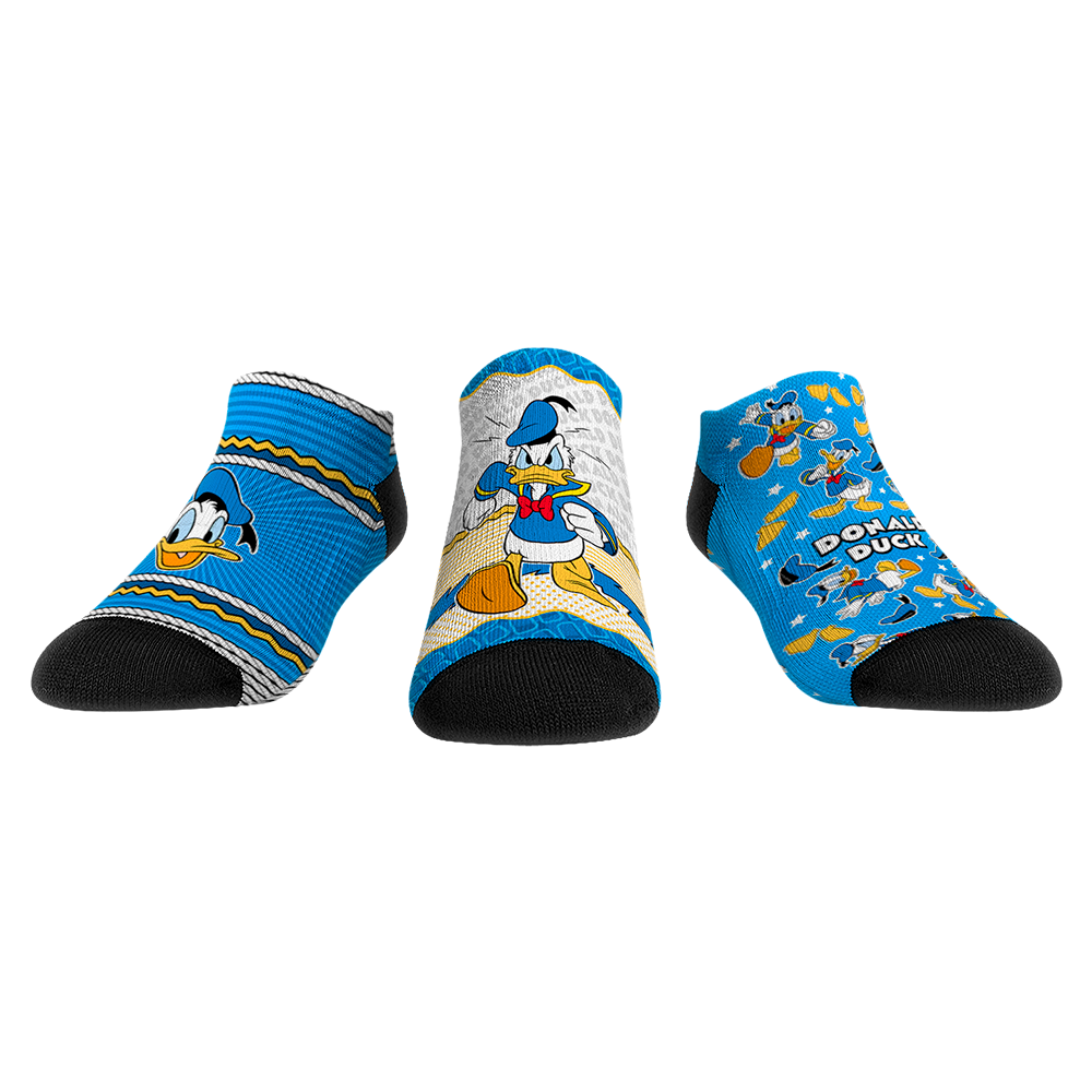 Donald Duck Socks 3Pack Disney Socks Rock 'Em Socks