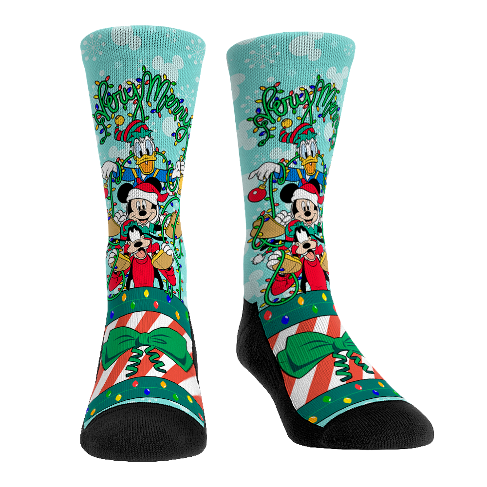 Disney Christmas Socks Very Merry Socks Disney Socks Rock 'Em Socks