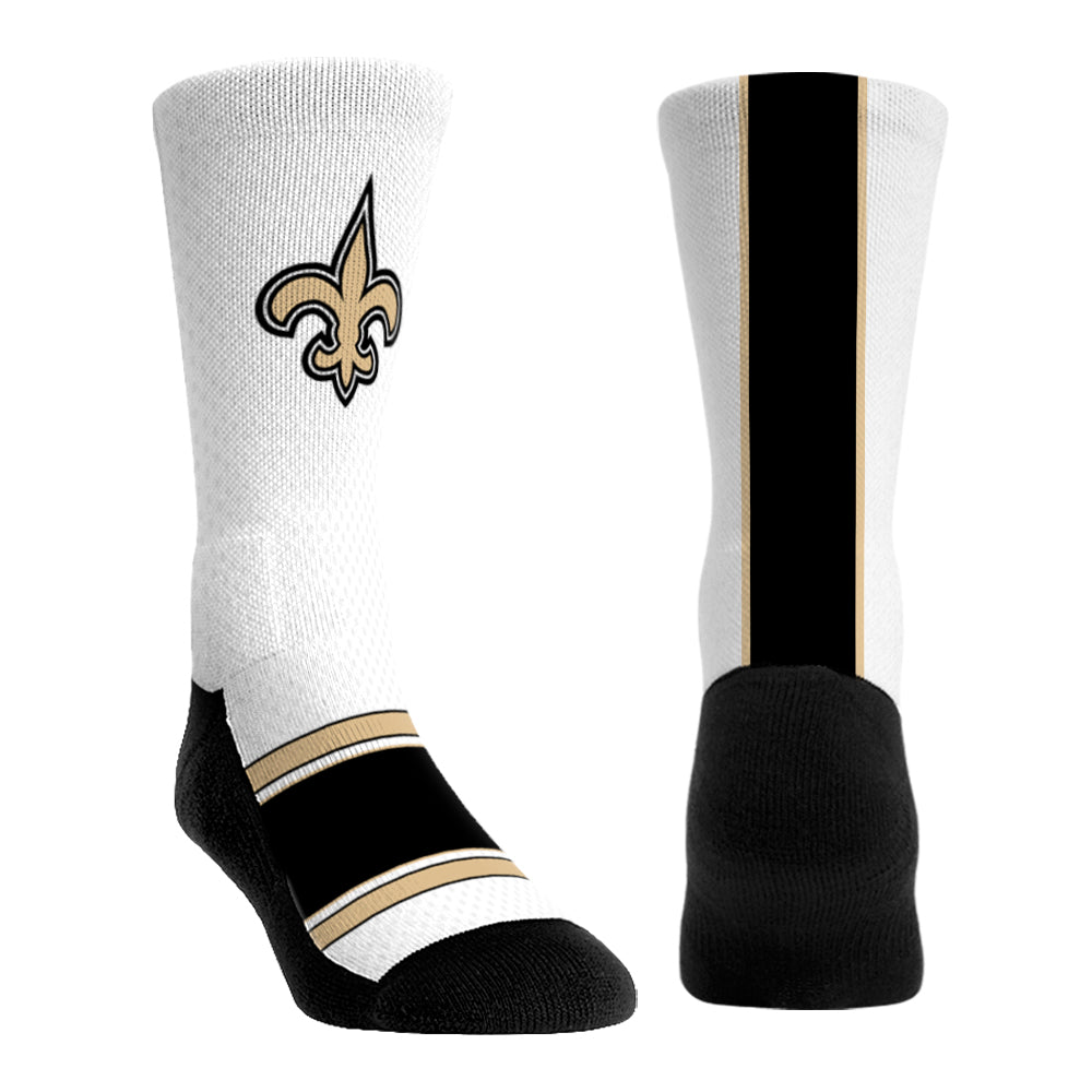 New Orleans Saints | Custom Jersey | L/XL | Gold | Rock 'Em Socks