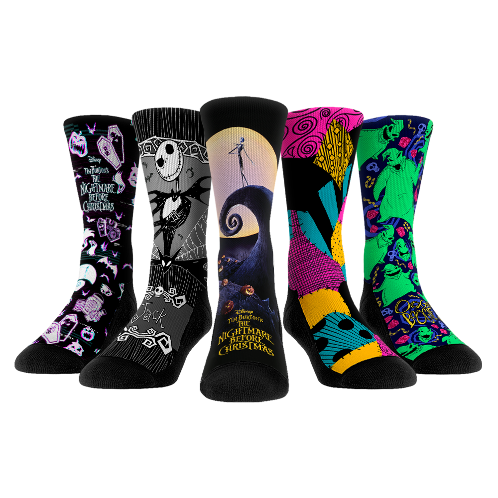 The Nightmare Before Christmas Socks 5Pack Disney Collection Nightmare Before Christmas Socks