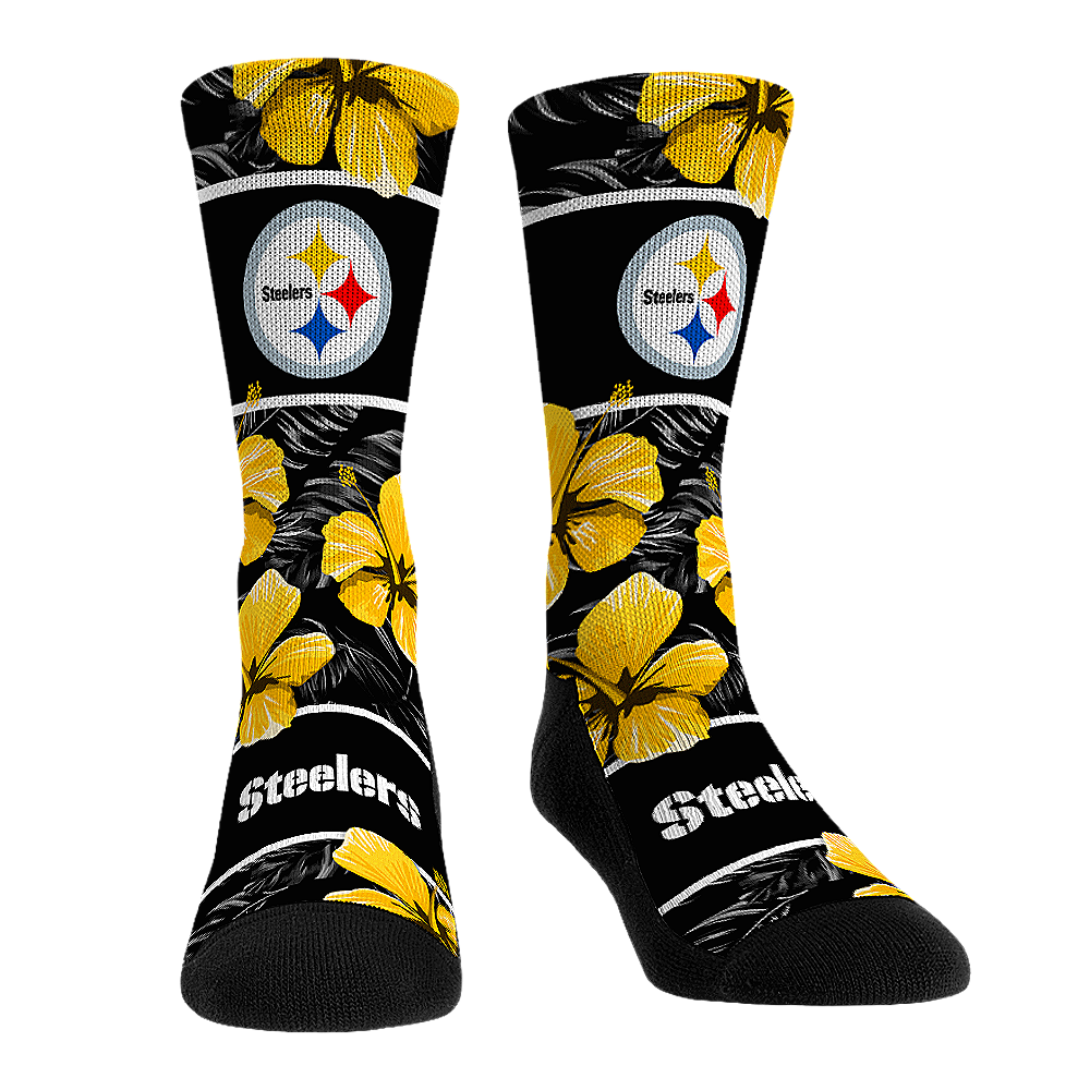 Pittsburgh Steelers Rock Em Socks Unisex Disney Three-Pack Crew