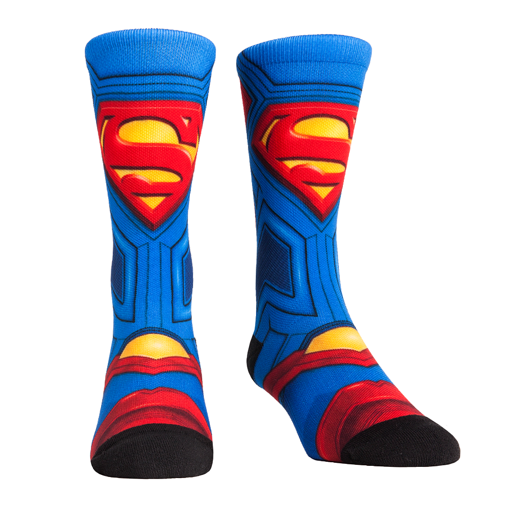 Superman Socks - Hypersuit - Rock 'em Socks - Dc Comics Socks