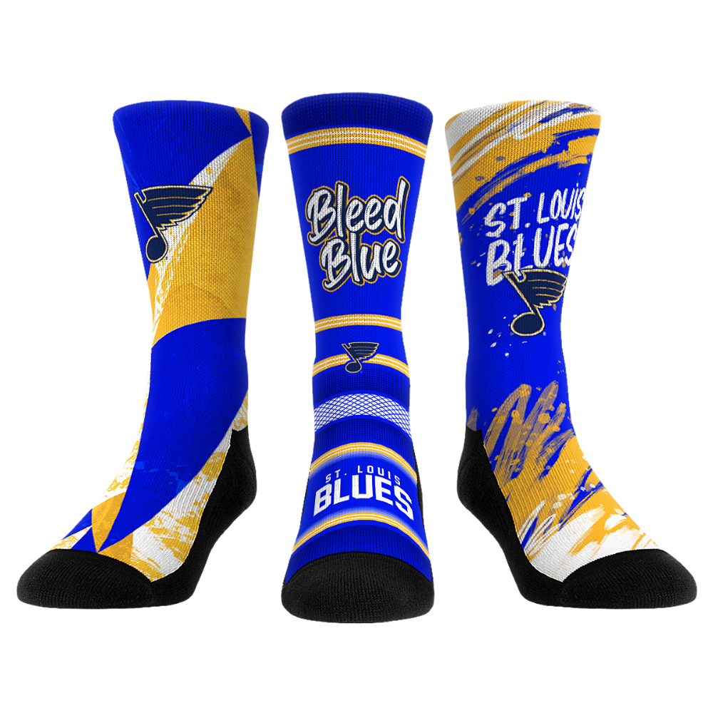 St. Louis Blues Socks - 3-Pack - NHL Socks