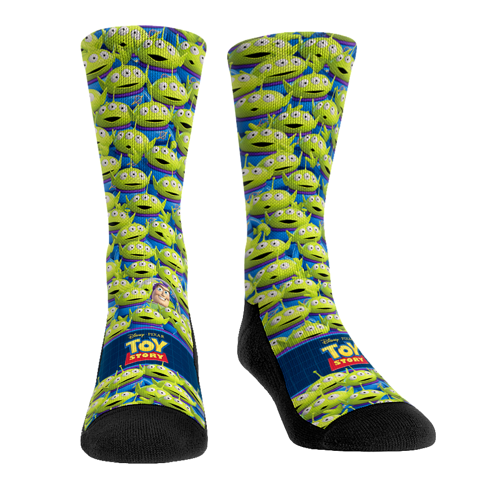 Toy Story Socks Aliens Stacked Rock 'Em Socks