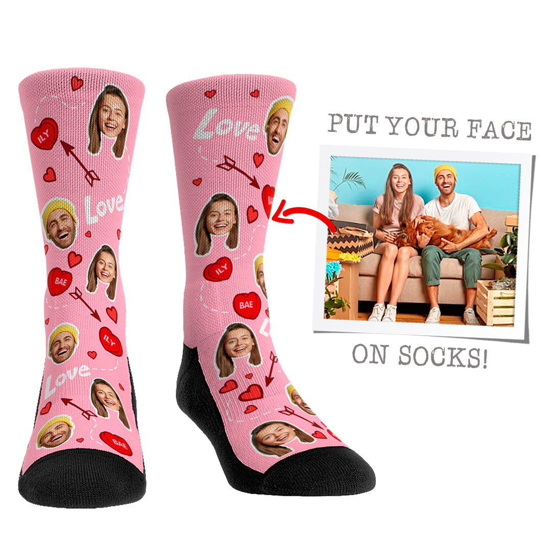 Custom Valentines Socks