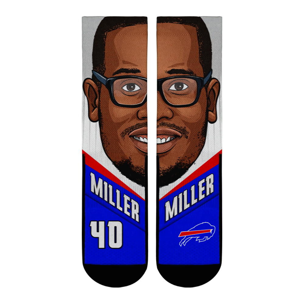 Von Miller Player Socks  Totally Buffalo Store & More