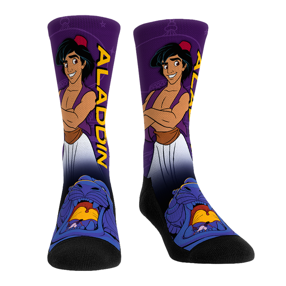 Aladdin Socks - Sideplot - Disney Socks - Rock 'Em Socks