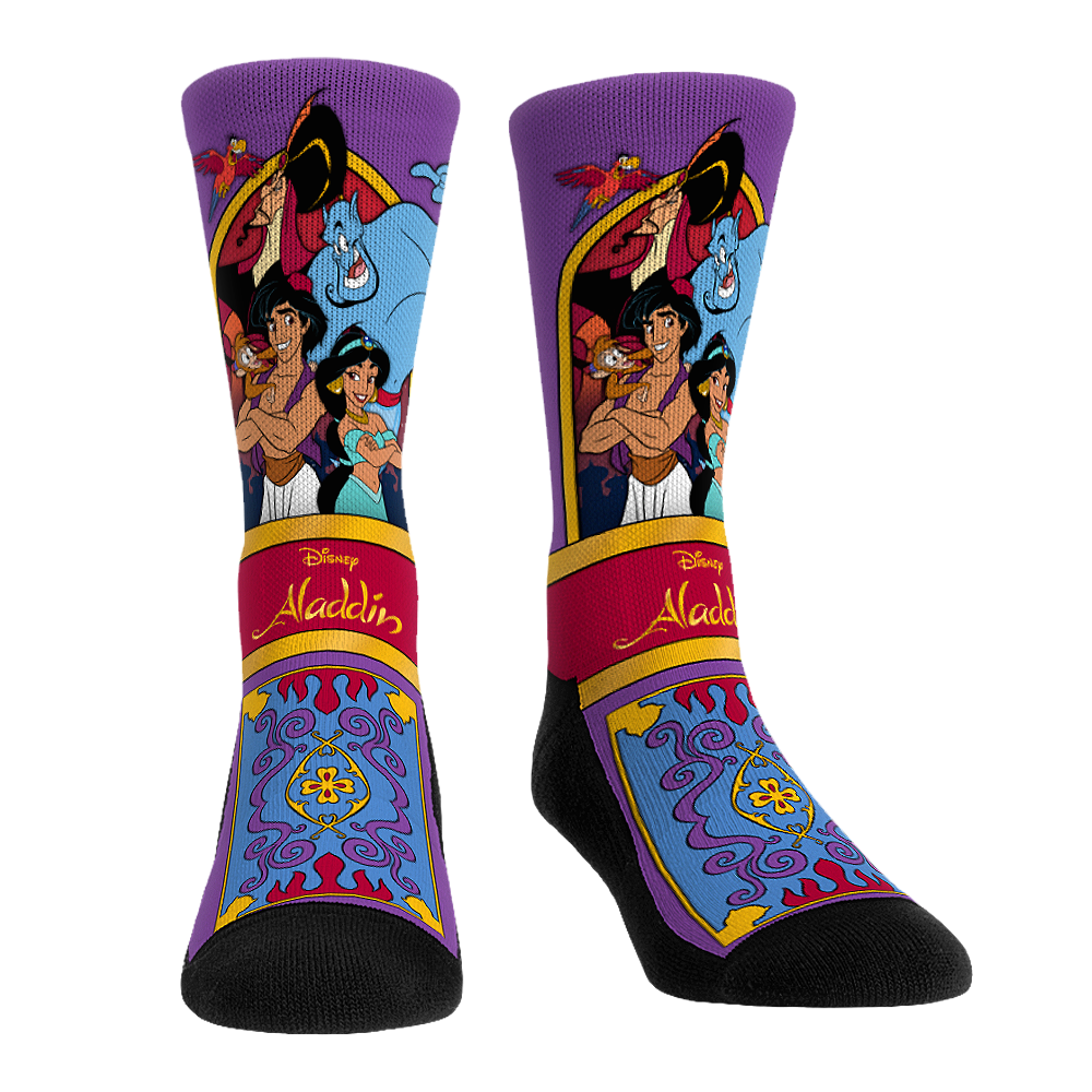 Aladdin Socks - Showtime - Disney Socks - Rock 'Em Socks