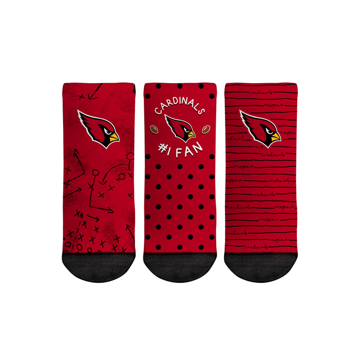 Arizona Cardinals - Number 1 Fan 3-Pack (Toddler) - {{variant_title}}