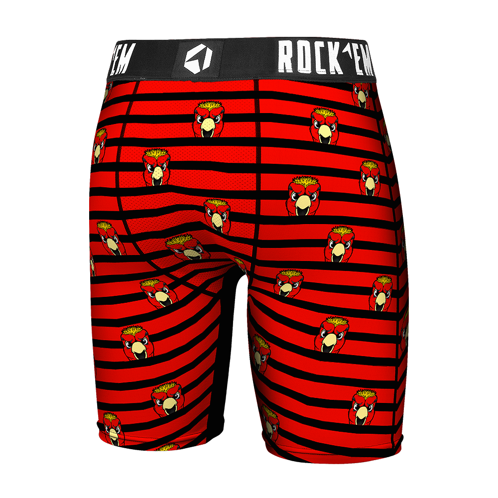 Atlanta Hawks - Rock 'Em Boxer Briefs - Peek-A-Boo Stripes - Rock 'Em Socks