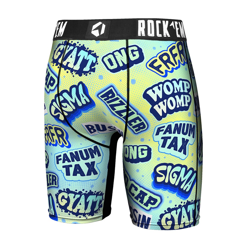 【LGB】Dread Rock Wappen Boxer PK ♀1 Gen Alpha Slang All-Over Boxers - Rock 'Em Boxer Briefs