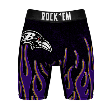 Baltimore Ravens - 3D Flames