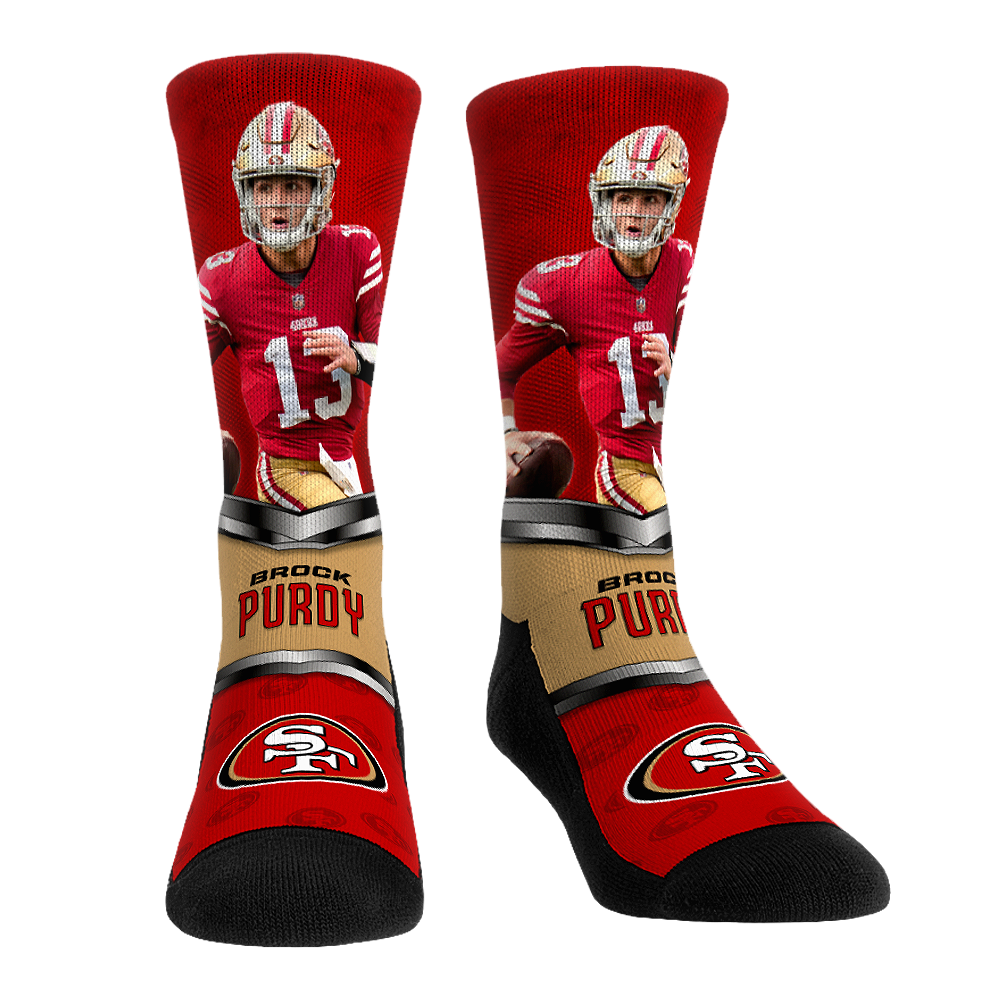 San Francisco 49ers Socks - Highlight - Rock 'Em Socks - NFL