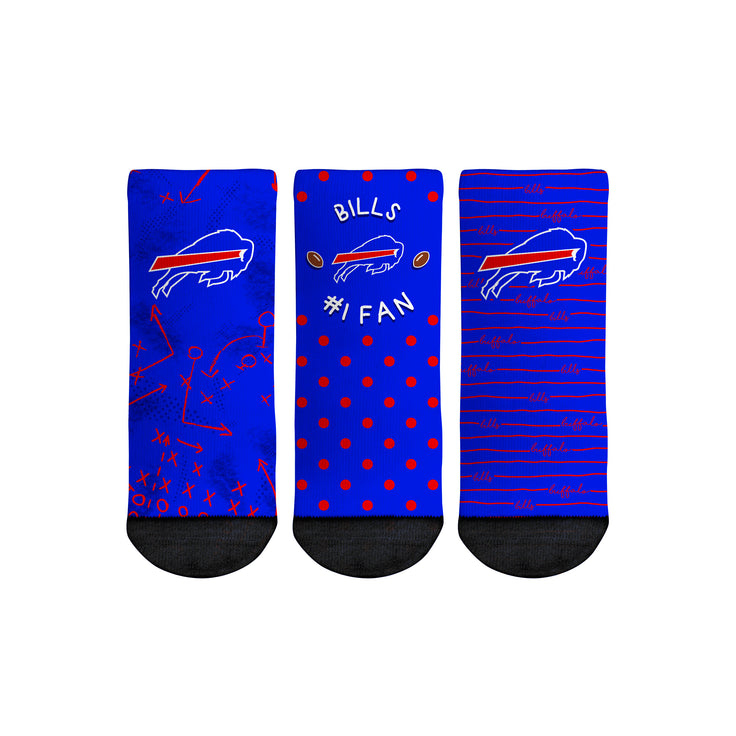 Buffalo Bills - Number 1 Fan 3-Pack (Toddler) - {{variant_title}}
