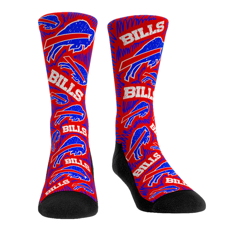 Buffalo Bills - Logo Sketch (Red)