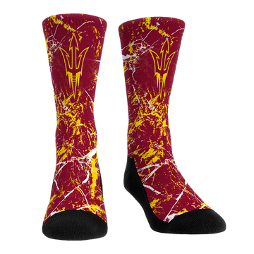 Arizona State Sun Devils - Cracked Marble