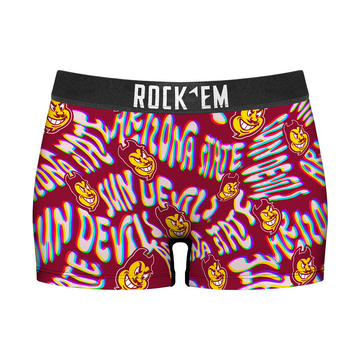 Women's Boy Shorts - Arizona State Sun Devils - Twisted Wordmark