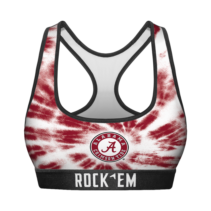 Women's Sports Bra - Alabama Crimson Tide - Team Tie Dye - {{variant_title}}